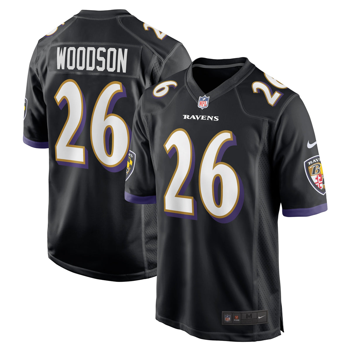 Rod Woodson Baltimore Ravens Nike Retired Player Jersey - Black(S)