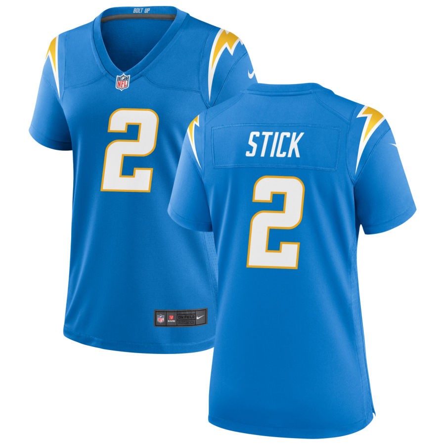 Easton Stick Los Angeles Chargers Nike Women's Game Jersey - Powder Blue(S)