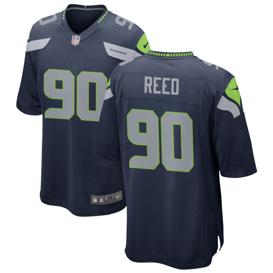 Jarran Reed Seattle Seahawks Nike Game Jersey - College Navy(S)