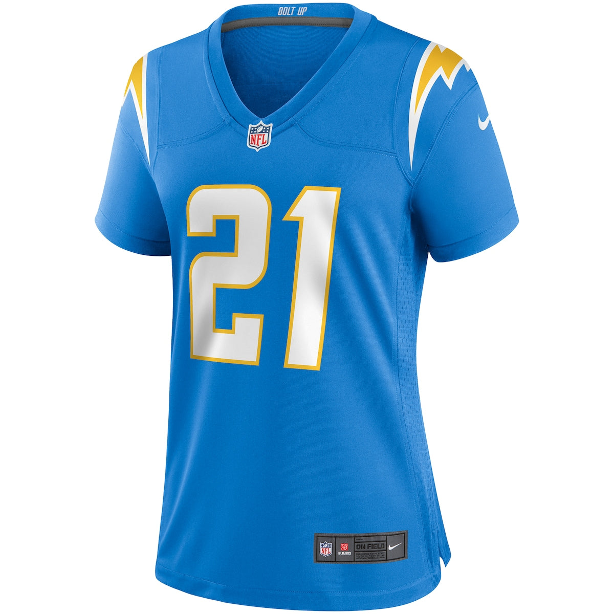 Women's John Hadl Nike Chargers Game Retired Jersey - Light Blue(S)