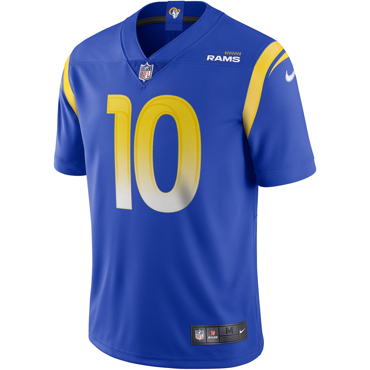 Men's Cooper Kupp Nike Rams Bone Vapor Limited Jersey - Blue(S)