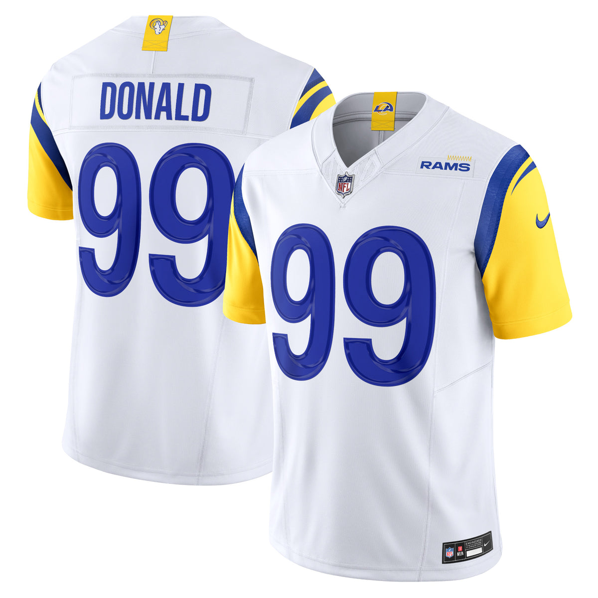 Aaron Donald Los Angeles Rams Nike Vapor F.U.S.E. Limited Jersey - White(S)