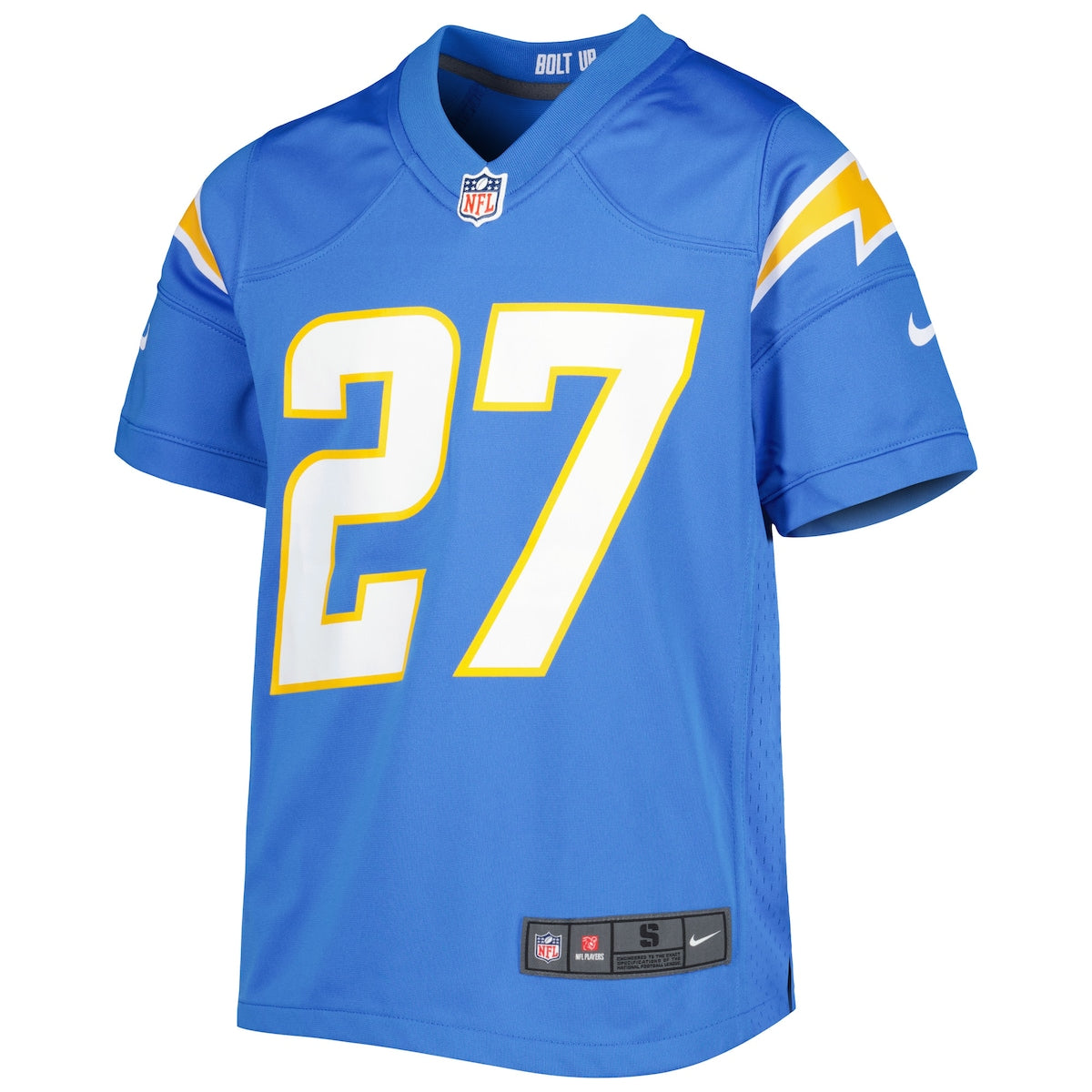 Boys' Grade School JC Jackson Nike Chargers Game Jersey - Light Blue(S)