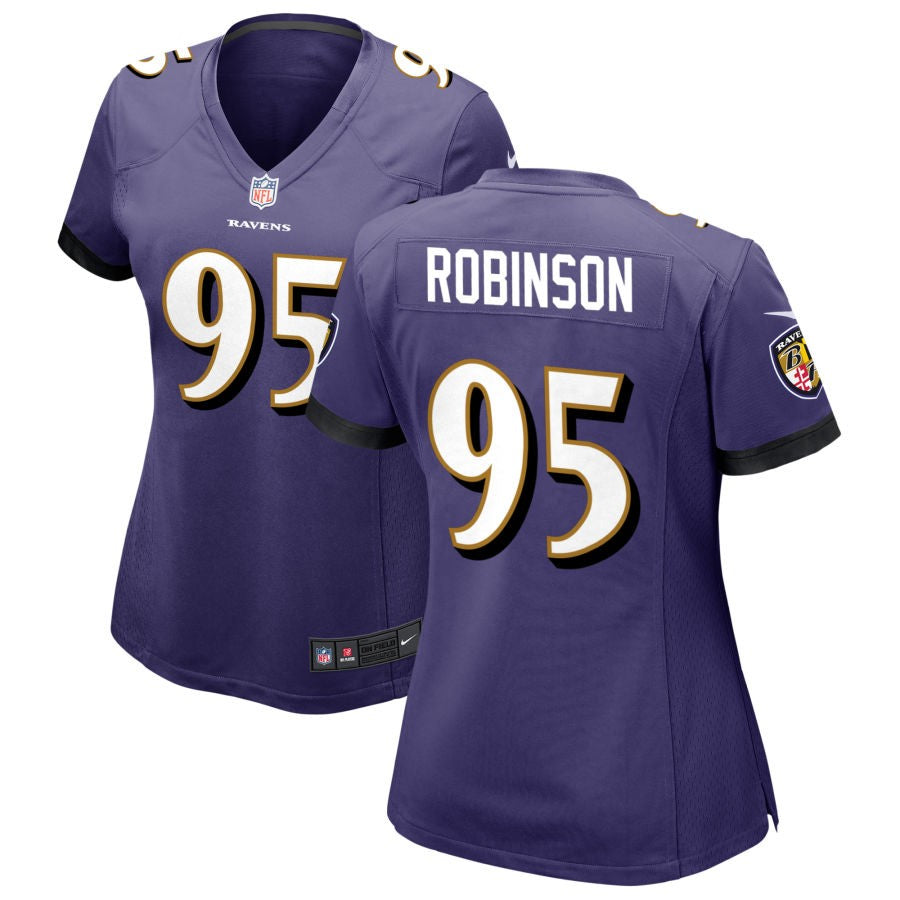 Tavius Robinson Baltimore Ravens Nike Women's Game Jersey - Purple(S)