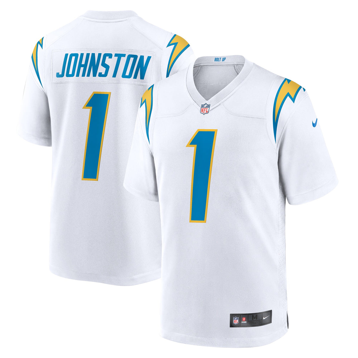 Quentin Johnston Los Angeles Chargers Nike Away Game Jersey - White(S)