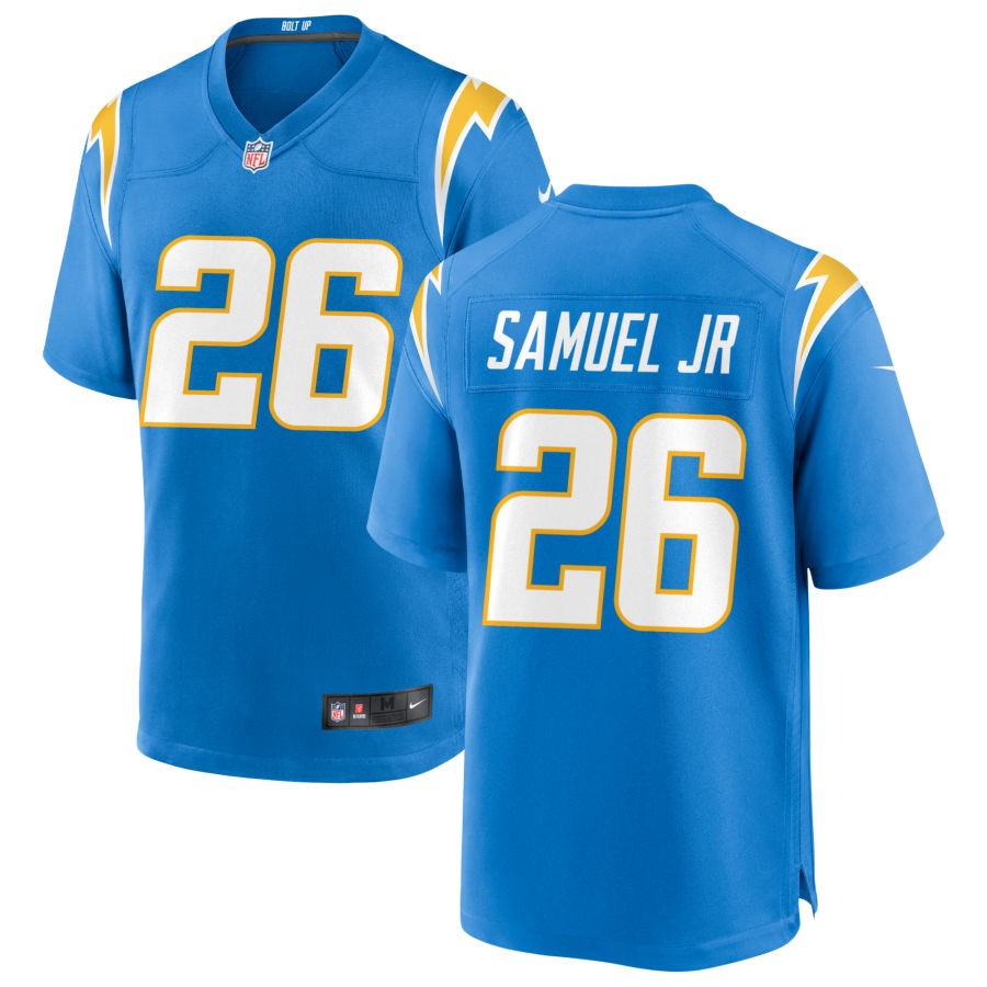 Asante Samuel Jr Los Angeles Chargers Nike Game Jersey - Powder Blue(S)