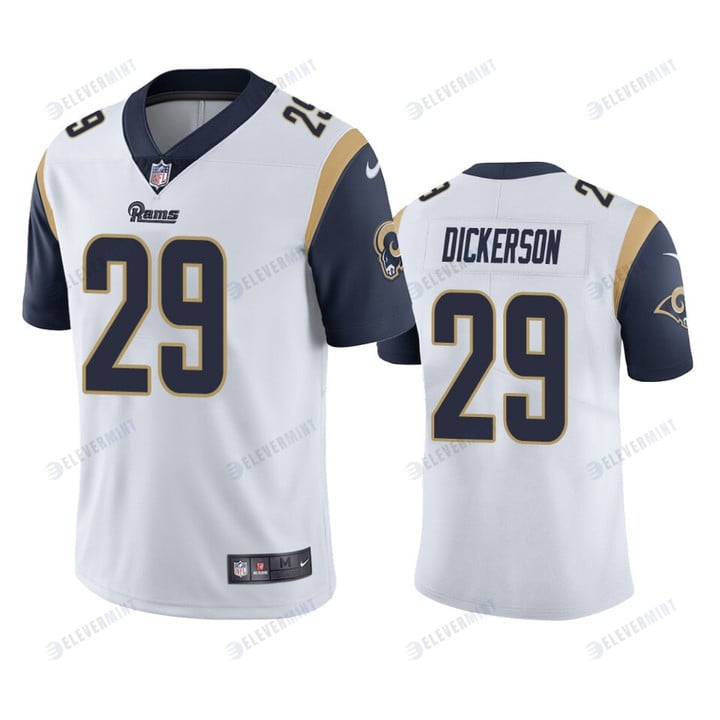 Los Angeles Rams Eric Dickerson 29 White Vapor Limited Jersey(S/No)