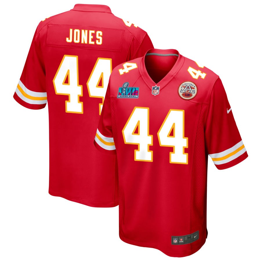 Cam Jones Kansas City Chiefs Nike Super Bowl LVII Game Jersey - Red(S)