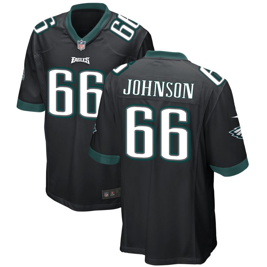 Roderick Johnson Philadelphia Eagles Nike Alternate Game Jersey - Black(S)