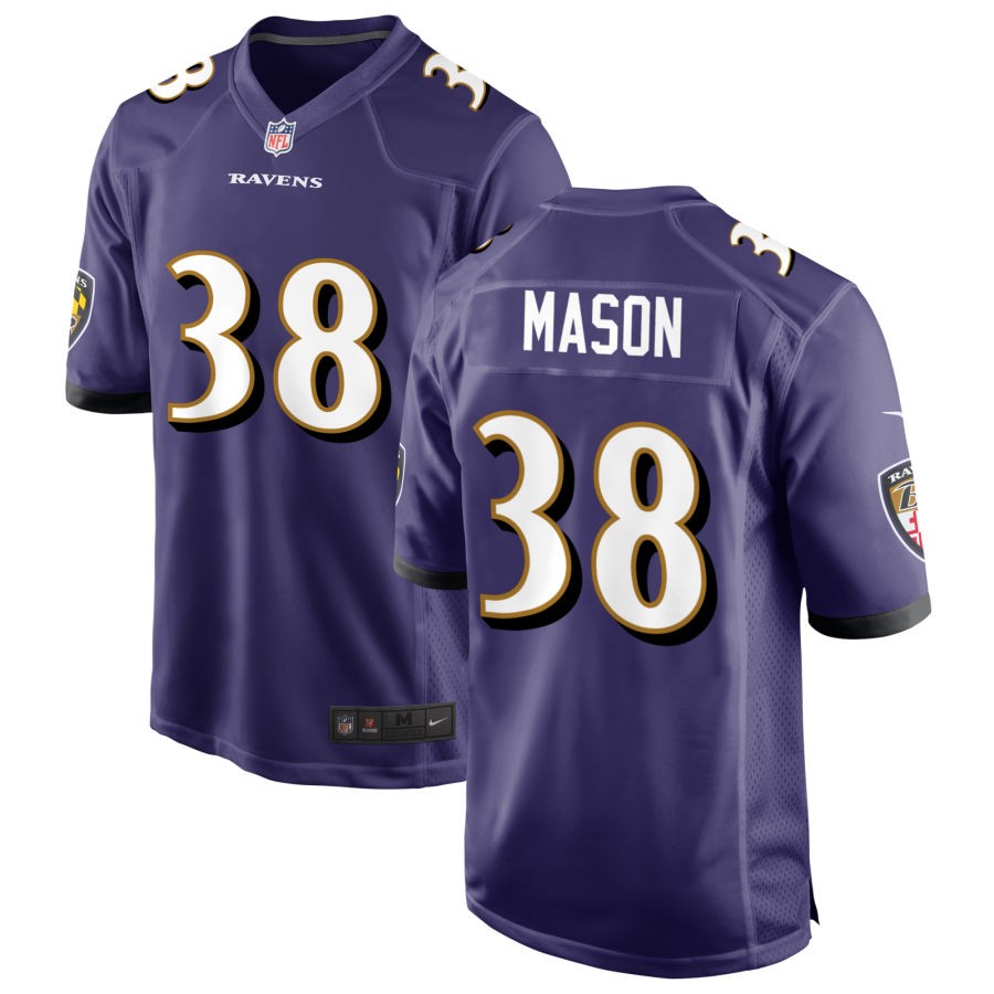 Ben Mason Baltimore Ravens Nike Game Jersey - Purple(S)