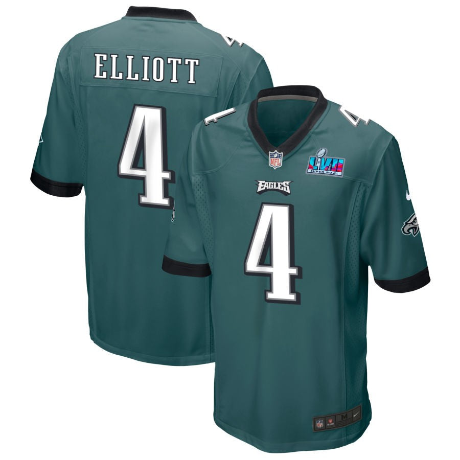 Jake Elliott Philadelphia Eagles Nike Super Bowl LVII Game Jersey - Midnight Green(S)