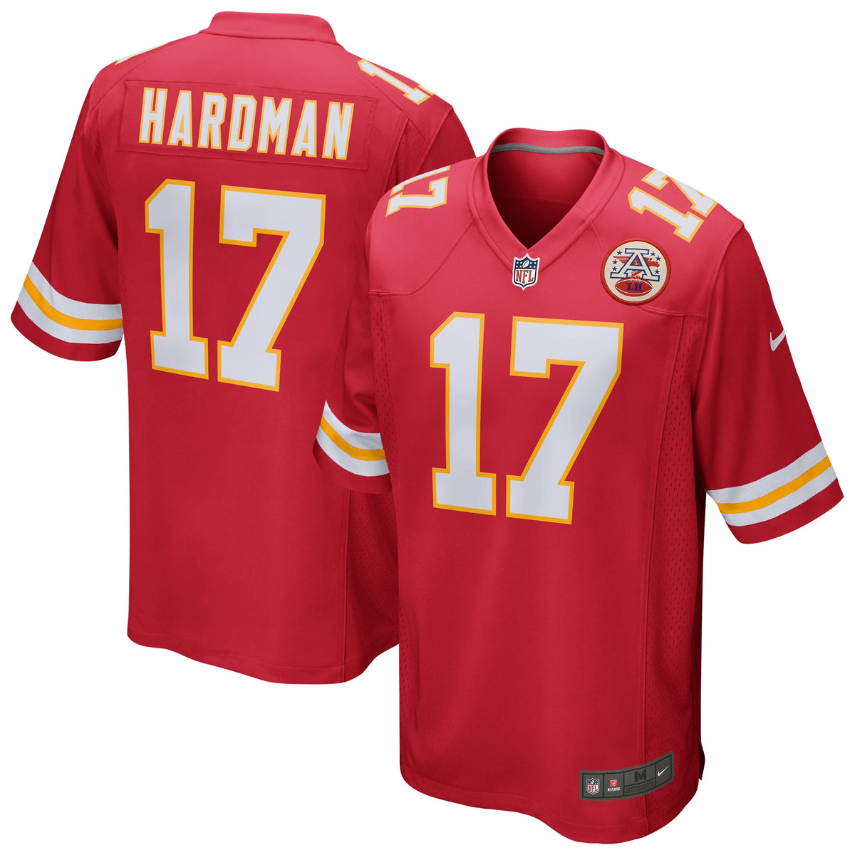 Mecole Hardman Kansas City Chiefs Nike Game Jersey - Red(S)
