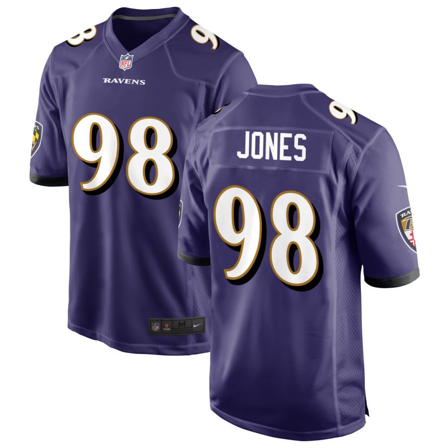 Travis Jones Baltimore Ravens Nike Game Jersey - White(S)