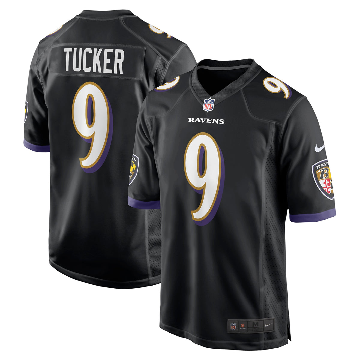 Justin Tucker Baltimore Ravens Nike Player Game Jersey - Black(S)