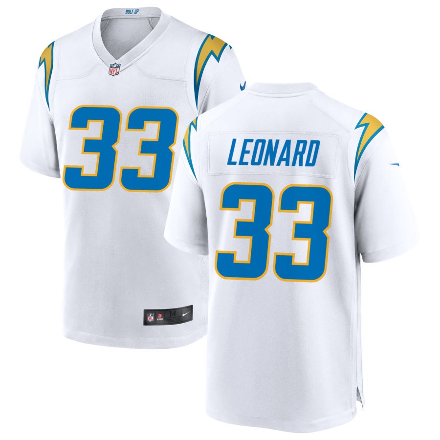 Deane Leonard Los Angeles Chargers Nike Game Jersey - White(S)