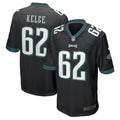 Men's Philadelphia Eagles Jason Kelce Game Jersey Black(S/Black)