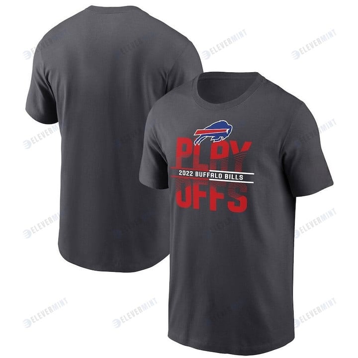 Buffalo Bills 2022 NFL Playoffs Iconic T-Shirt - Anthracite(S)
