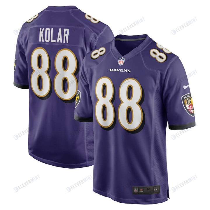 Charlie Kolar Baltimore Ravens Player Game Jersey - Purple(S/No)