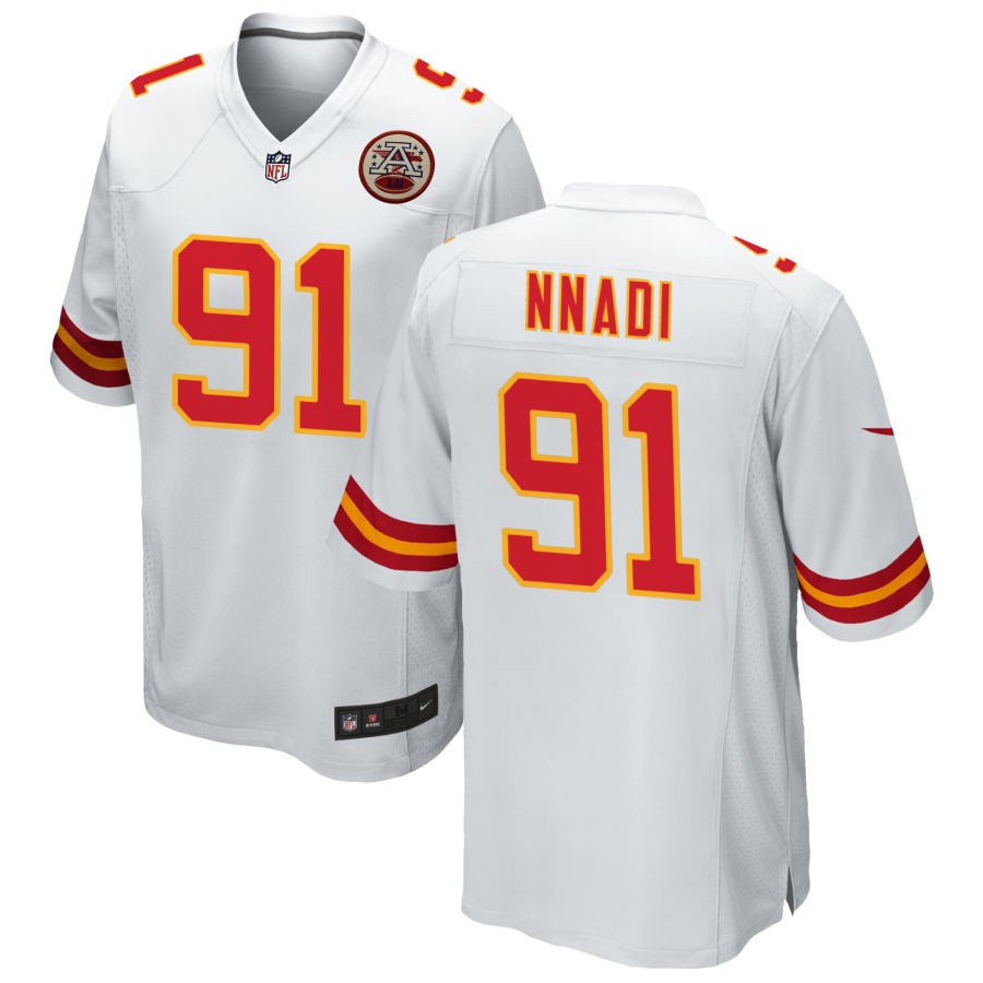 Derrick Nnadi Kansas City Chiefs Nike Game Jersey - White(S)