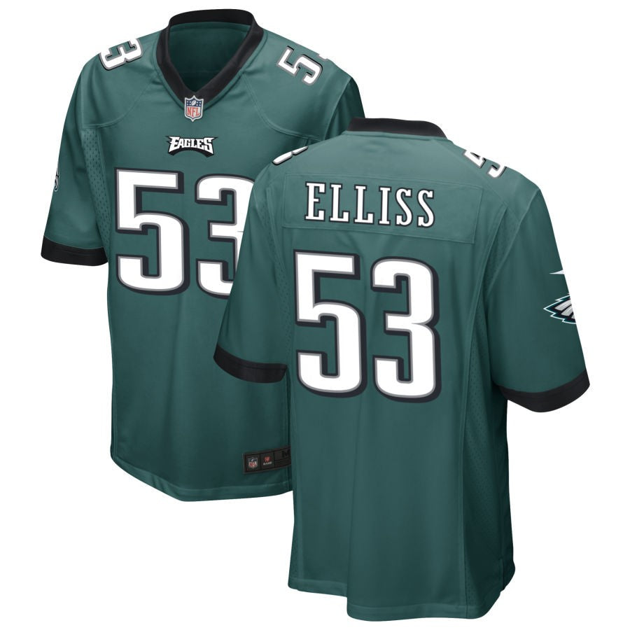 Christian Elliss Philadelphia Eagles Nike Game Jersey - Midnight Green(S)