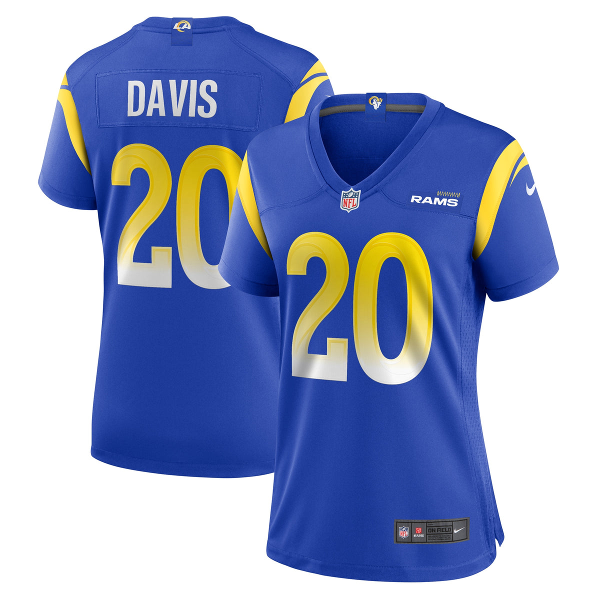 Tyon Davis Los Angeles Rams Nike Women's Home Game Jersey - Royal(S)