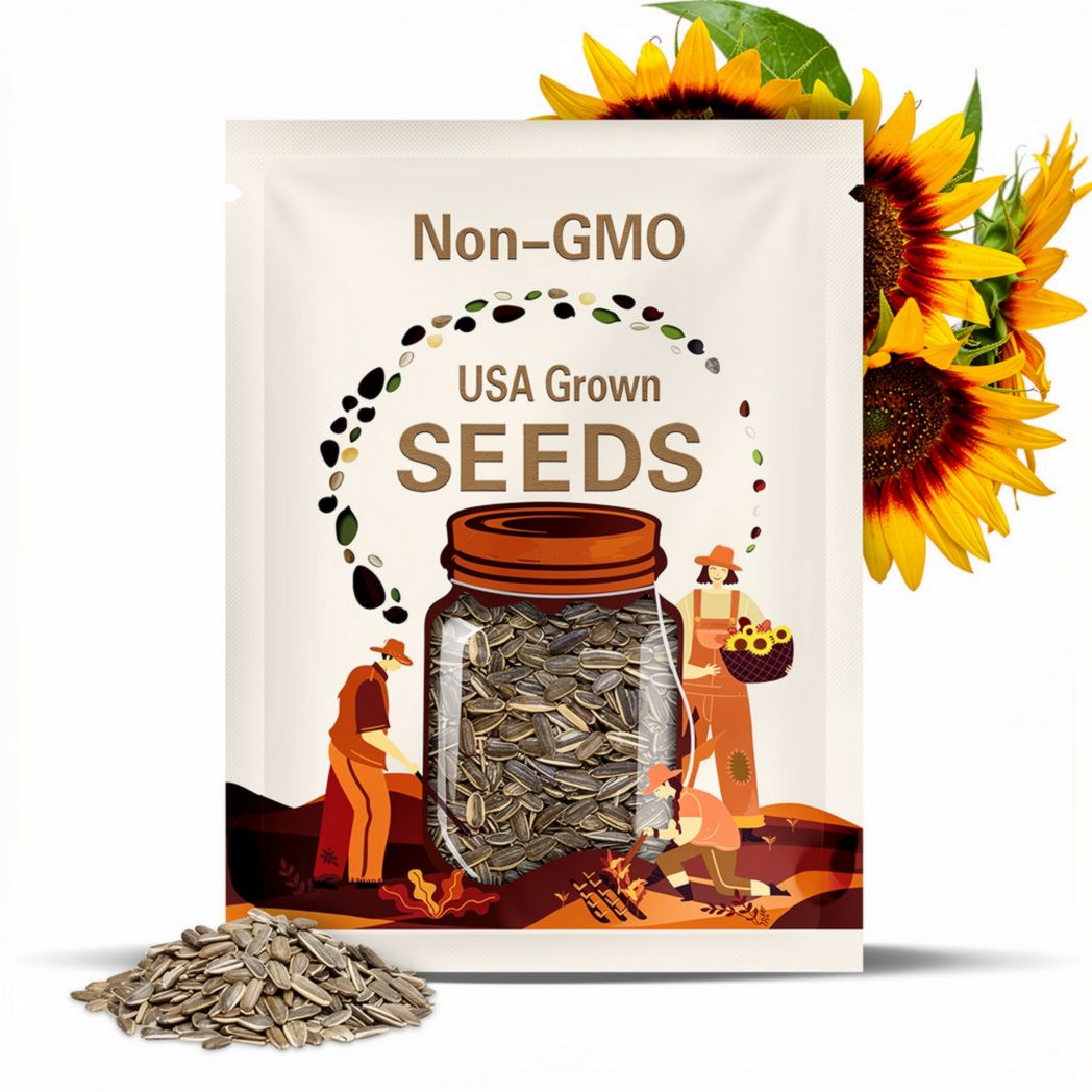 Carousel Sunflower Seeds - Heirloom Seeds, Compact Sunflower, Multibranching, Bouquet Flowers, Helianthus Annuus, Container Garden,Non-GMO
