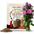40 Seeds | Miss Delilah Dahlia Seeds - Pollinator Friendly- Open Pollinated - Heirloom - Flower Seeds - Mix Seeds to Plant - .#D066
