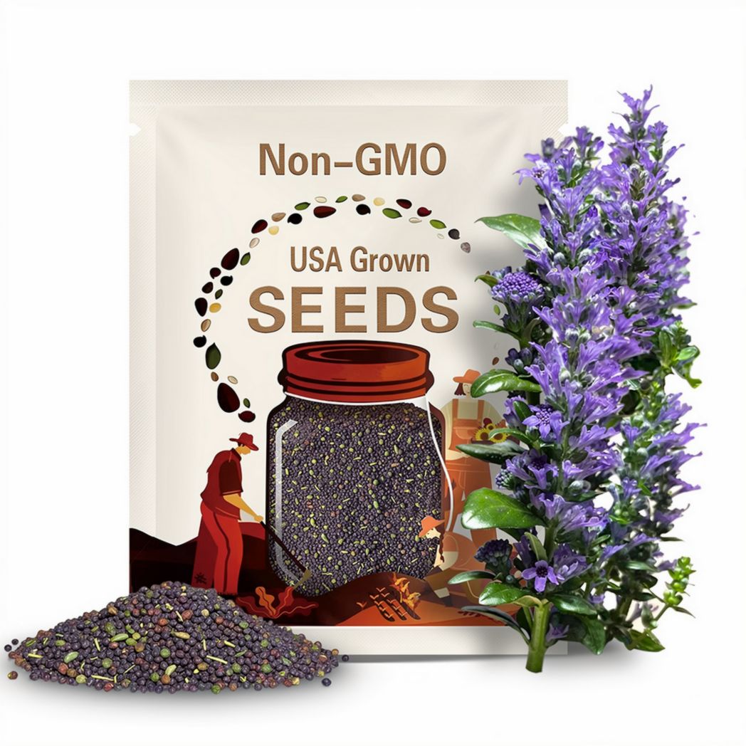 Purple Sprouting Broccoli Seeds ¨C Heirloom, Non?GMO, Open?Pollinated Vegetable, Early and Tender Purple Broccoli, Easy to Grow | 100 Seeds