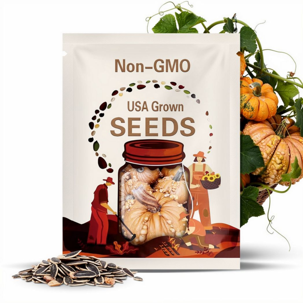 10 Grizzly Bear Warty Pumpkin Seeds. Ships free