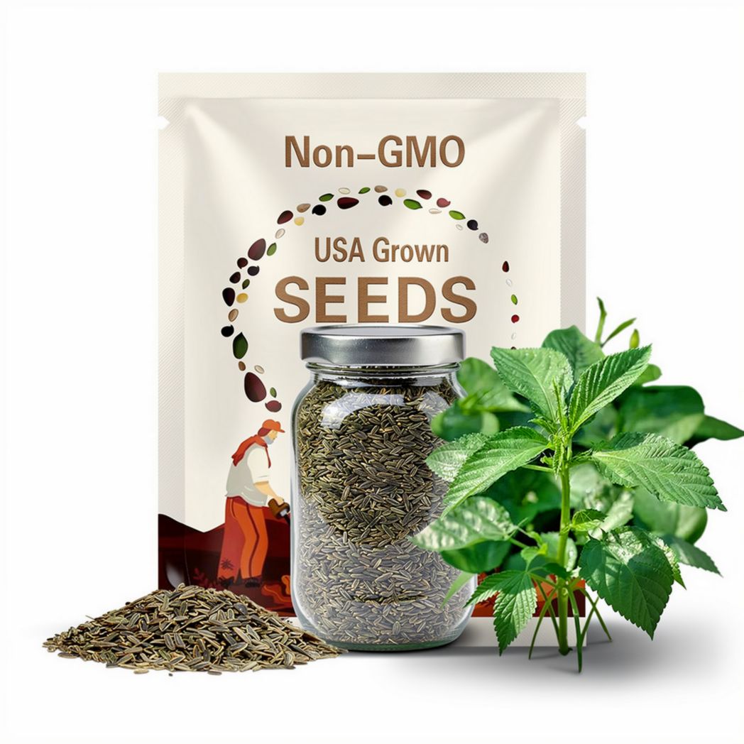 2000 Egyptian Spin Seeds: Heirloom Fast-Growing Spinach