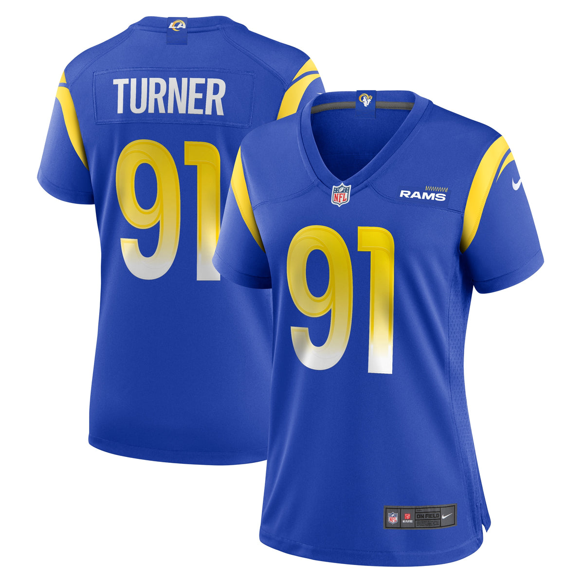 Kobie Turner Los Angeles Rams Nike Women's Home Game Jersey - Royal(S)