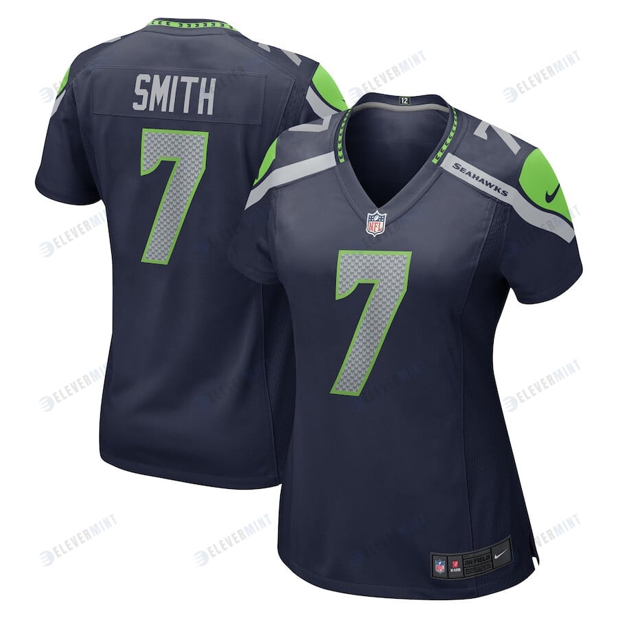 Geno Smith 7 Seattle Seahawks Women Jersey - Navy(S/No)