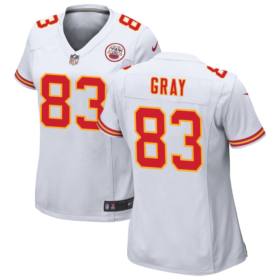 Noah Gray Kansas City Chiefs Nike Women's Game Jersey - White(S)
