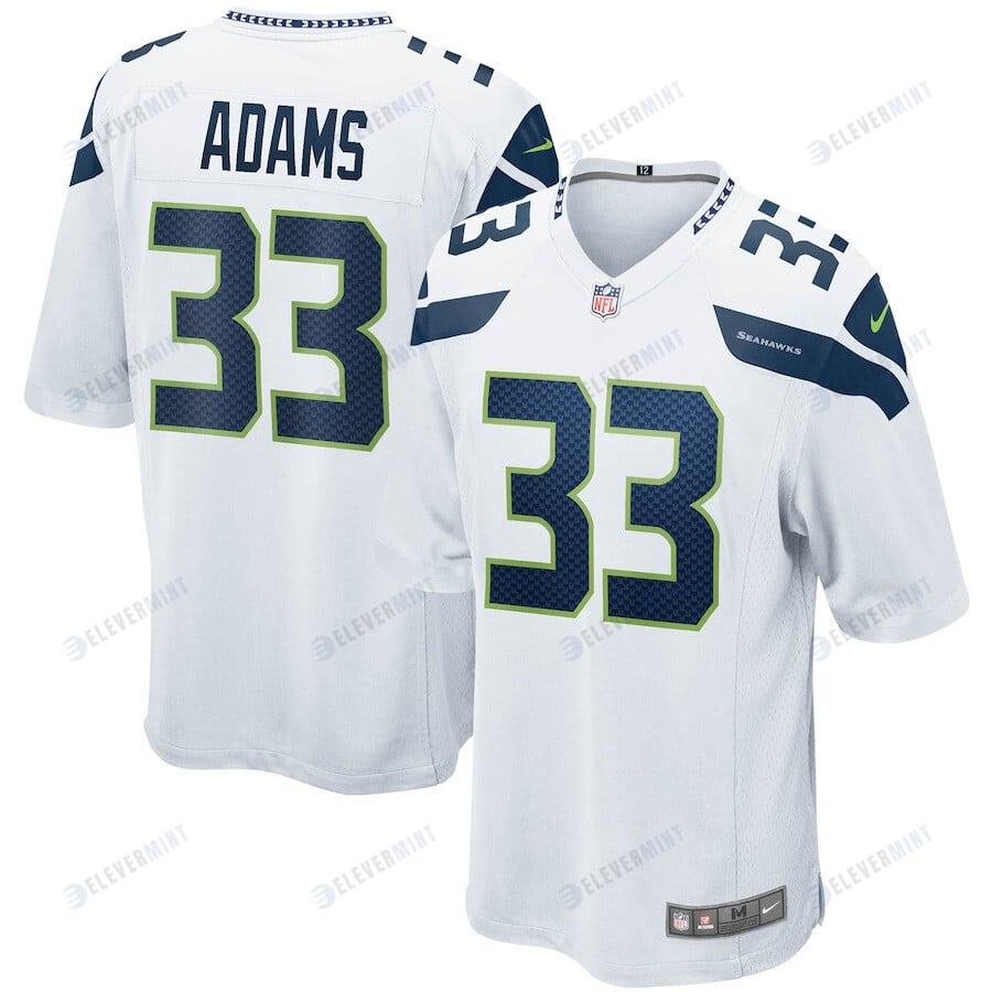 Jamal Adams 33 Seattle Seahawks Men Game Jersey - White(S/No)