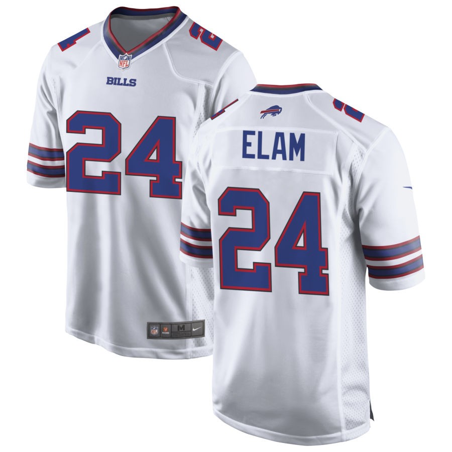 Kaiir Elam Buffalo Bills Nike Game Jersey - White(S)