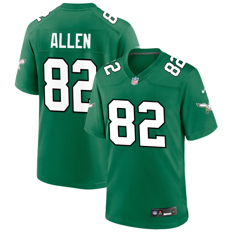 Devon Allen Philadelphia Eagles Nike Alternate Game Jersey - Kelly Green(S)