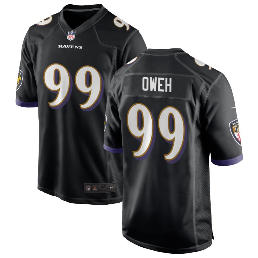 Odafe Oweh Baltimore Ravens Nike Alternate Game Jersey - Black(S)