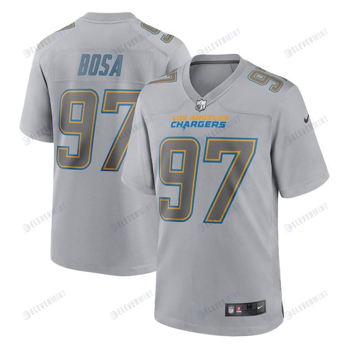 Joey Bosa 97 Los Angeles Chargers Atmosphere Fashion Game Jersey - Gray(S/No)