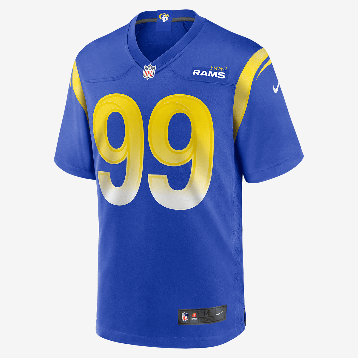 NFL Los Angeles Rams (Aaron Donald) Men's Game Football Jersey - Royal(S)