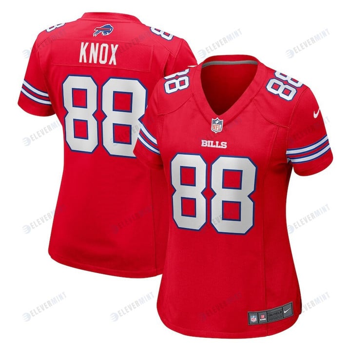 Dawson Knox 88 Buffalo Bills Women's Alternate Game Jersey - Red(S/No)