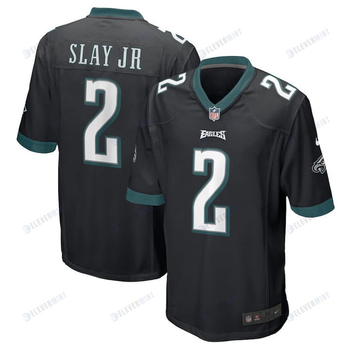 Darius Slay Jr. 2 Philadelphia Eagles Alternate Game Player Jersey - Black(S/No)
