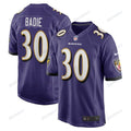 Tyler Badie Baltimore Ravens Player Game Jersey - Purple(S/No)