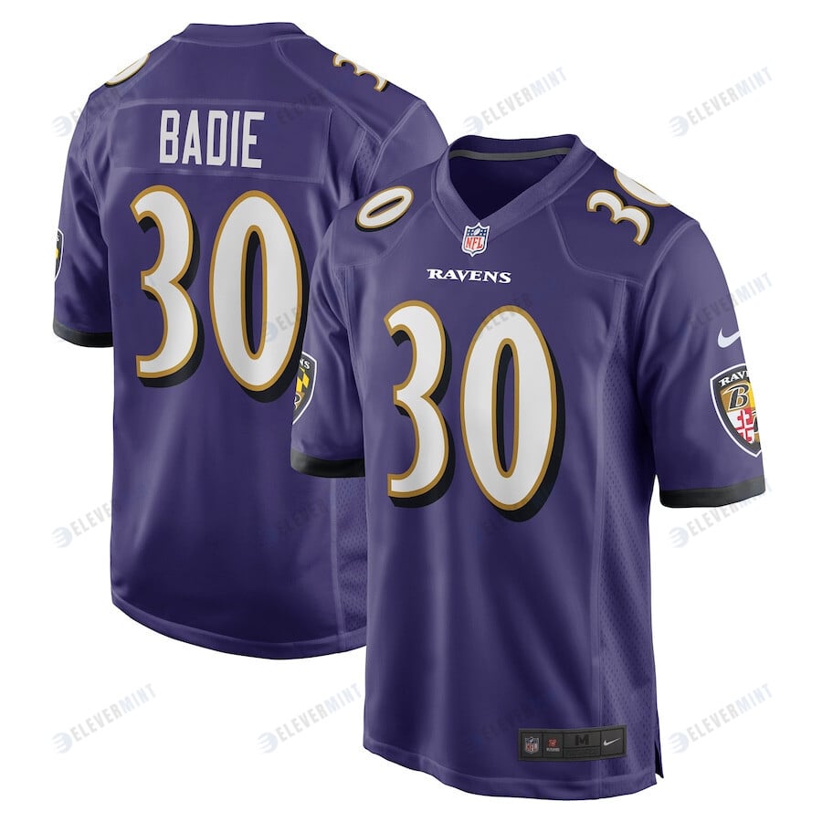 Tyler Badie Baltimore Ravens Player Game Jersey - Purple(S/No)