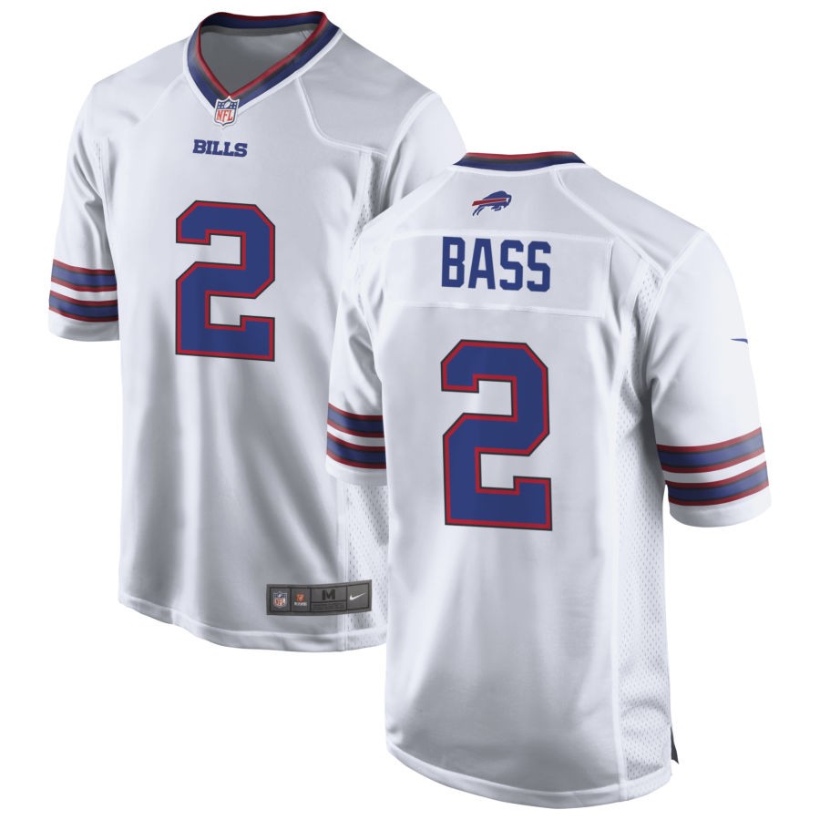 Tyler Bass Buffalo Bills Nike Game Jersey - White(S)