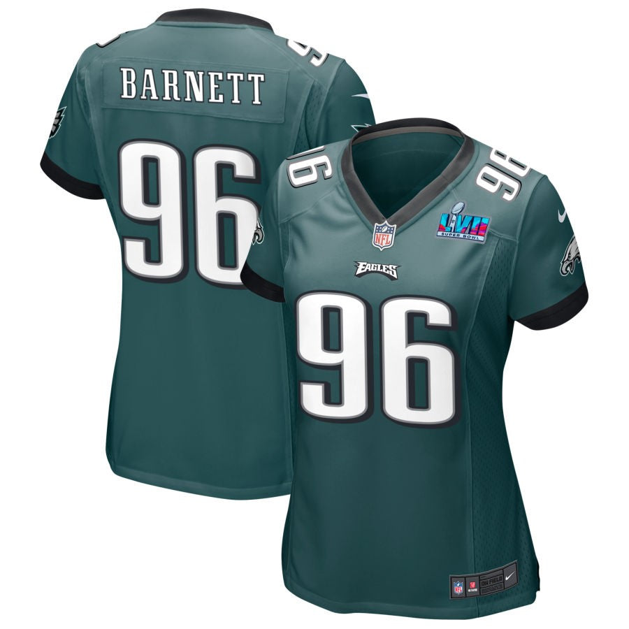 Derek Barnett Philadelphia Eagles Nike Women's Super Bowl LVII Game Jersey - Midnight Green(S)