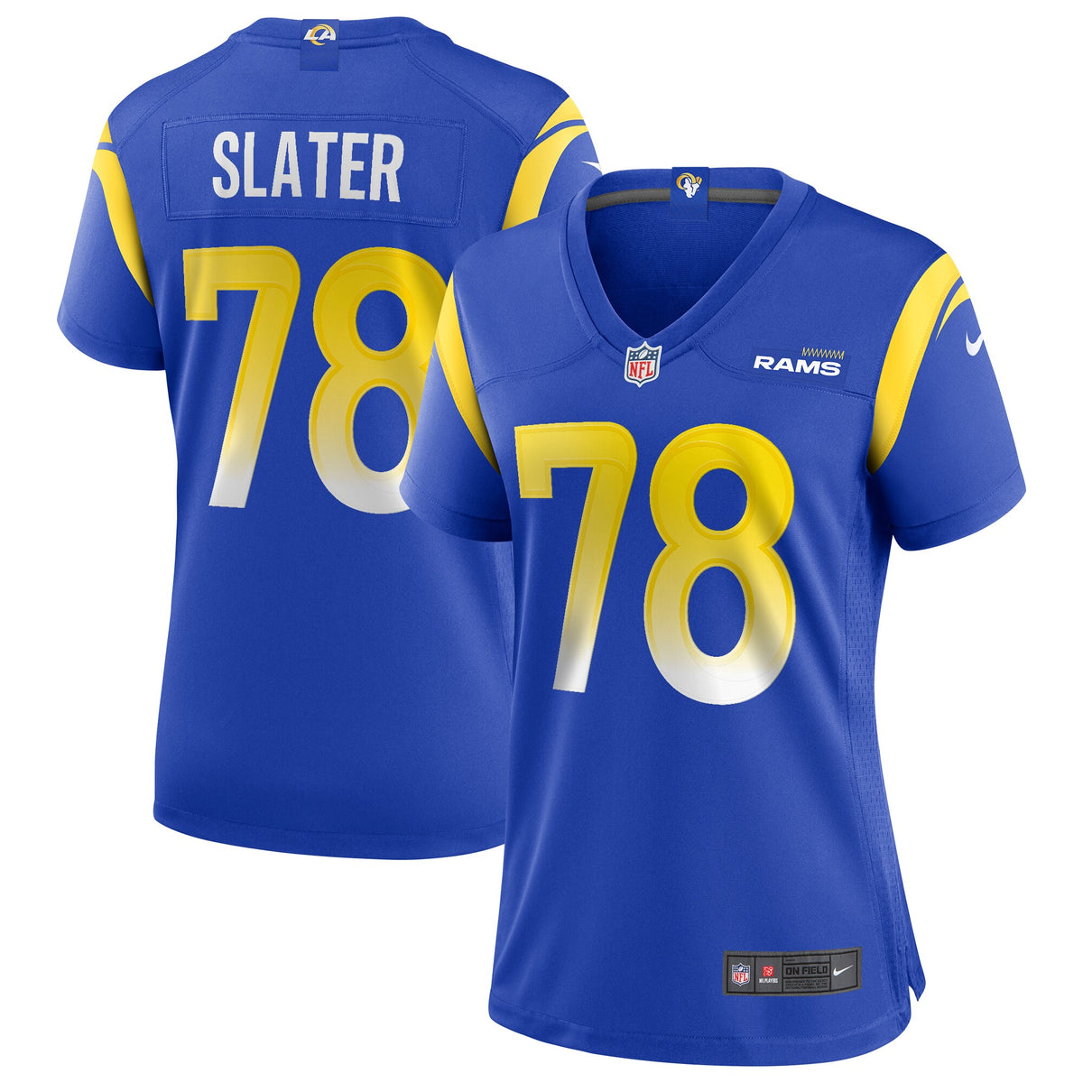 Jackie Slater Los Angeles Rams Nike Women's Game Retired Player Jersey - Royal(S)