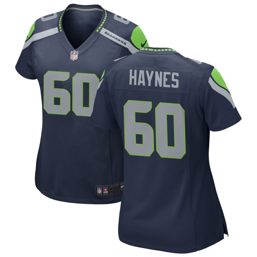Phil Haynes Seattle Seahawks Nike Women's Game Jersey - College Navy(S)