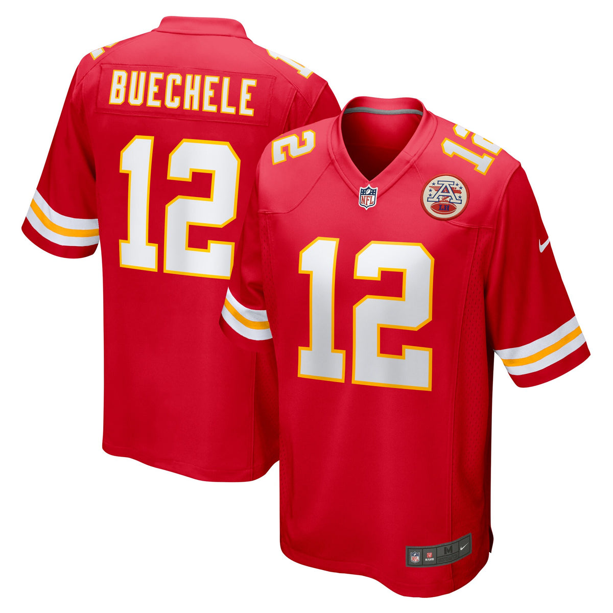 Shane Buechele Kansas City Chiefs Nike Game Player Jersey - Red(S)